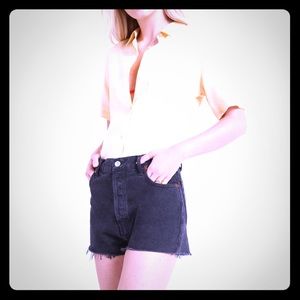 Re/Done High Rise Shorts